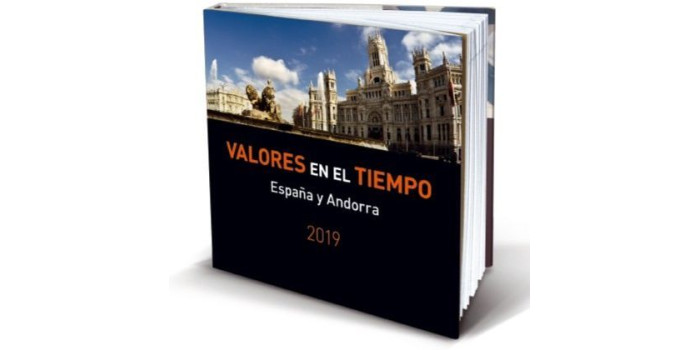LIBRO ANUAL SELLOS CORREOS VALORES EN EL TIEMPO 2019 - SIN SELLOS