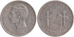 Cy16583.-ALFONSO XII - 5 Pesetas 1878 DEM, BC