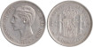 Cy16585F.-ALFONSO XII - 5 Pesetas 1878 (18--) EMM, MBC silver