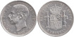Cy16590G.-ALFONSO XII - 5 Pesetas 1883 MSM (18-83) EBC-