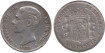 Cy16566E.-ALFONSO XII - 1 Peseta 1876 (18-76) DEM,  MBC
