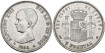 Cy16696H.- ALFONSO XIII - 5 Pesetas 1890 MPM. EBC