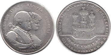 Cy13782M.- CARLOS IV - MEDALLA PROCLAMACION SORIA 1789.