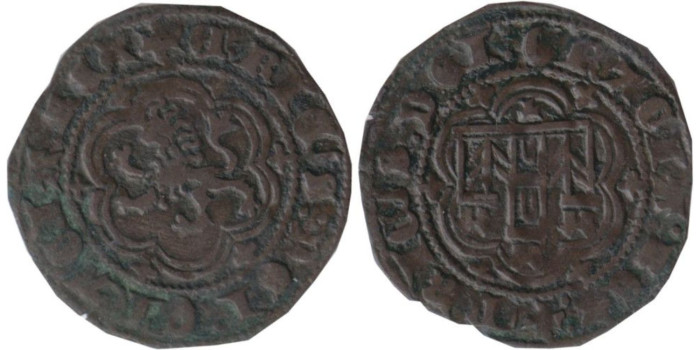 Cy01415a.- ENRIQUE III -  BLANCA - TOLEDO "T" 1390/1406.  MBC