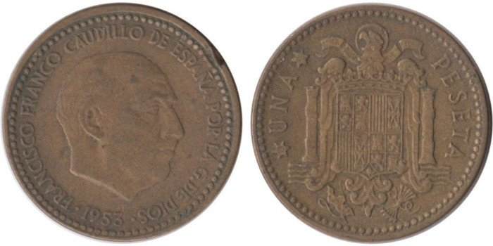 Cy16859E.- 1 Pts 1953/56 MBC