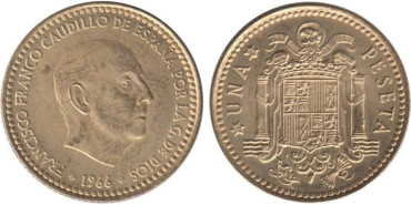 Cy16877K.- 1 Pts 1966/75 SC