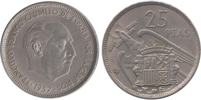 Cy16915E.- 25 Pts 1957/66 MBC