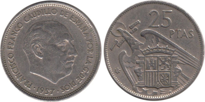 Cy16916E.- 25 Pts 1957/67 MBC