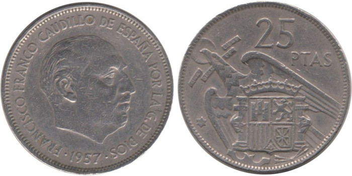 Cy16917E.- 25 Pts 1957/68 MBC