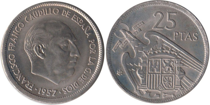 Cy16918K.- 25 Pts 1957/69 SC