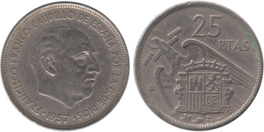 Cy16919E.- 25 Pts 1957/70 MBC