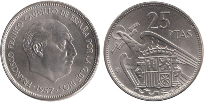 Cy16920K.- 25 Pts 1957/71 SC