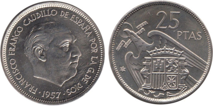 Cy16921K.- 25 Pts 1957/72 SC