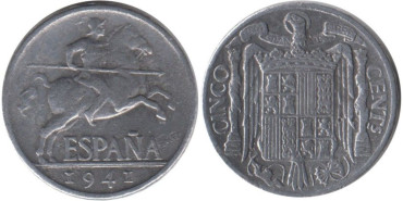 Cy16817E.- 5 Ctm 1941 MBC