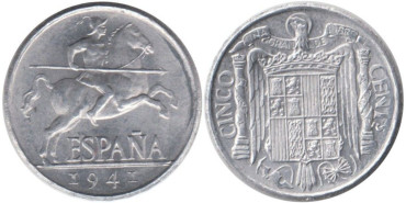 Cy16817K.- 5 Ctm 1941 SC