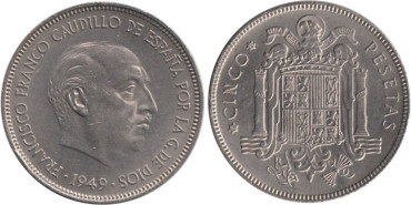 Cy16889E.- 5 Pts 1949/50 MBC