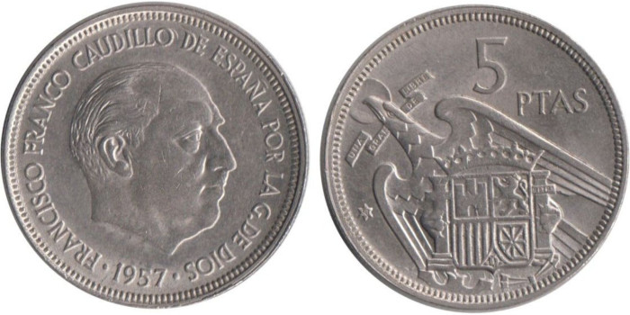 Cy16892K.- 5 Pts 1957/58 SC