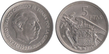 Cy16892K.- 5 Pts 1957/58 SC