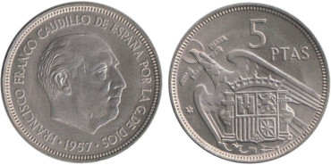 Cy16893K.- 5 Pts 1957/59 SC