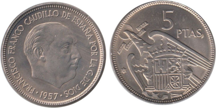 Cy16898K.- 5 Pts 1957/64 SC