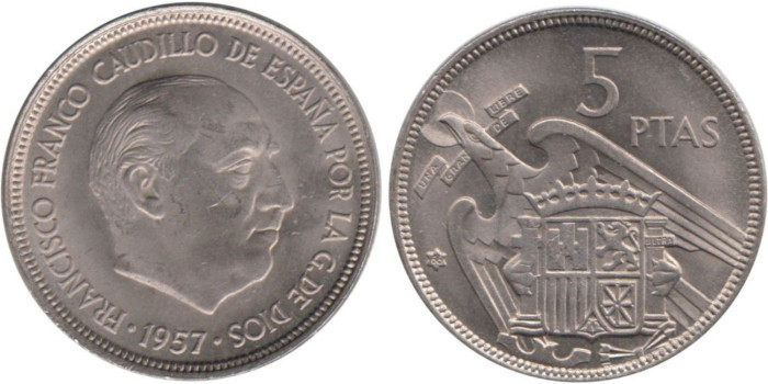 Cy16900K.- 5 Pts 1957/66 SC