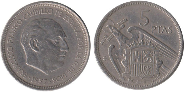 Cy16906E.- 5 Pts 1957/72 MBC