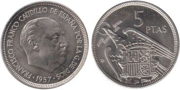 Cy16906K.- 5 Pts 1957/72 SC