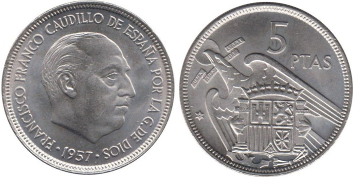 Cy16909k.- 5 Pts 1957/75 SC