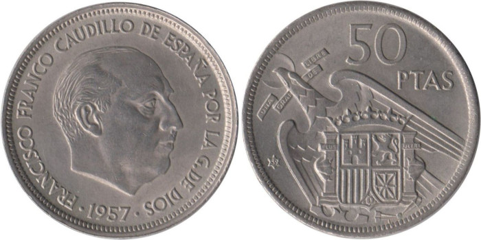 Cy16927H.- 50 Pts 1957/59 MBC