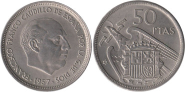 Cy16927H.- 50 Pts 1957/59 MBC