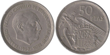 Cy16928E.- 50 Pts 1957/60 MBC