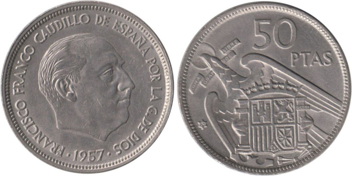 Cy16928H.- 50 Pts 1957/60 MBC