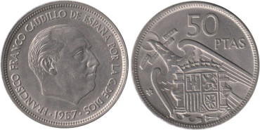 Cy16928H.- 50 Pts 1957/60 MBC