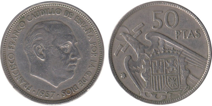 Cy16930E.- 50 Pts 1957/67 MBC