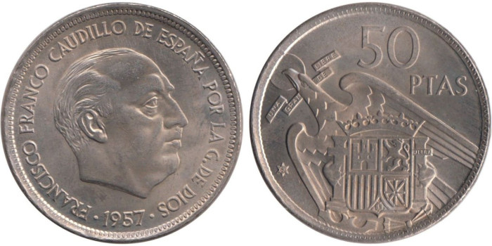 Cy16930K.- 50 Pts 1957/67 SC