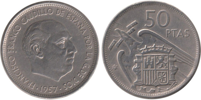 Cy16934E.- 50 Pts 1957/71 MBC