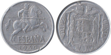 Cy16821E.- 10 Ctm 1940 MBC