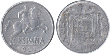 Cy16825E.- 10 Ctm 1953 MBC