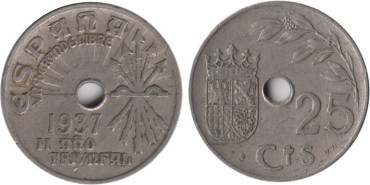 Cy16827E.- 25 Ctm 1937 MBC