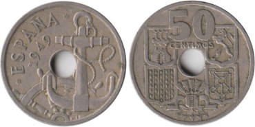 Cy16829E.- 50 Ctm 1949/51 ! MBC