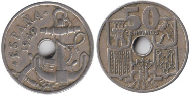 Cy16831E.- 50 Ctm 1949/52 MBC