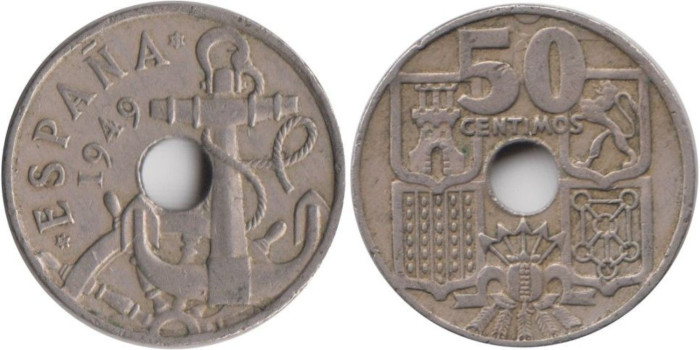 Cy16832E.- 50 Ctm 1949/53 MBC