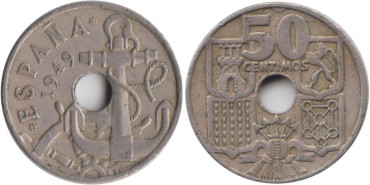 Cy16832E.- 50 Ctm 1949/53 MBC