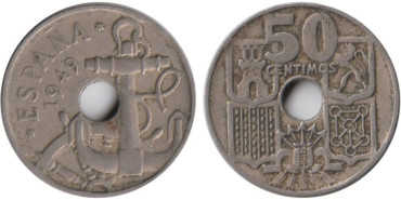 Cy16833E.- 50 Ctm 1949/54 MBC