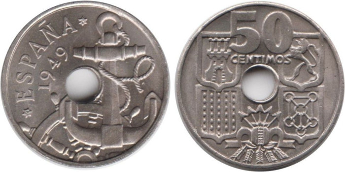 Cy16835L.- 50 Ctm 1949/62 SC +