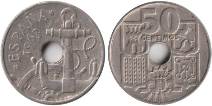 Cy16837E.- 50 Ctm 1963/64 MBC