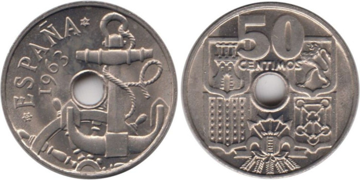 Cy16837L.- 50 Ctm 1963/64 SC +