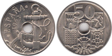 Cy16837L.- 50 Ctm 1963/64 SC +