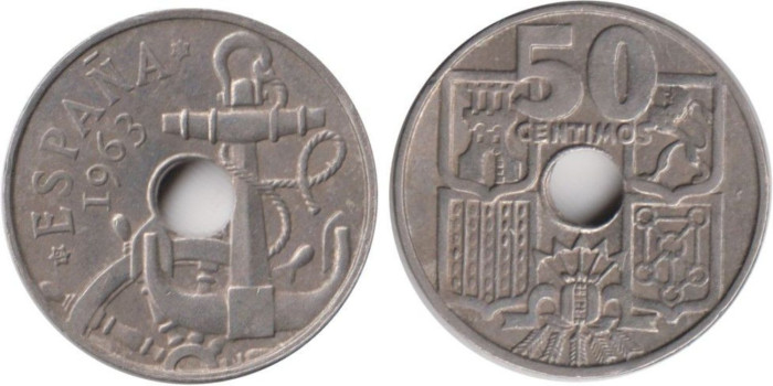 Cy16838E.- 50 Ctm 1963/65 MBC