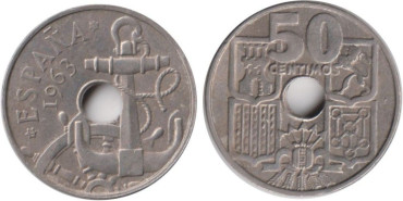 Cy16838E.- 50 Ctm 1963/65 MBC